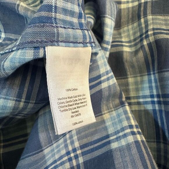 Vineyard Vines Plaid Boys Shirt Button Down - Picture 4 of 4